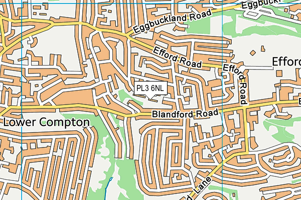 PL3 6NL map - OS VectorMap District (Ordnance Survey) PL3 6NL map - OS VectorMap District (Ordnance Survey)
