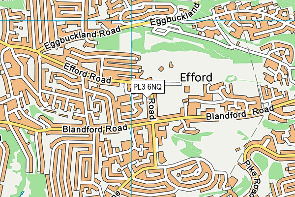 PL3 6NQ map - OS VectorMap District (Ordnance Survey) PL3 6NQ map - OS VectorMap District (Ordnance Survey)