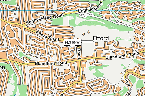 PL3 6NW map - OS VectorMap District (Ordnance Survey) PL3 6NW map - OS VectorMap District (Ordnance Survey)