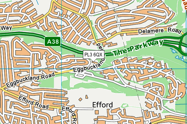 PL3 6QX map - OS VectorMap District (Ordnance Survey) PL3 6QX map - OS VectorMap District (Ordnance Survey)
