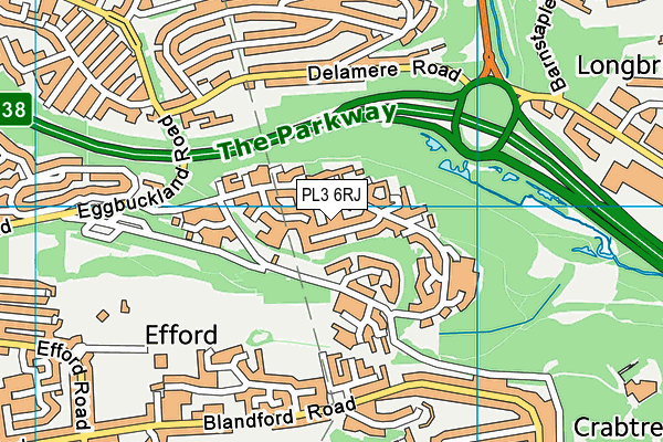 PL3 6RJ map - OS VectorMap District (Ordnance Survey) PL3 6RJ map - OS VectorMap District (Ordnance Survey)