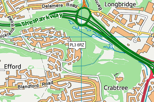 PL3 6RZ map - OS VectorMap District (Ordnance Survey) PL3 6RZ map - OS VectorMap District (Ordnance Survey)