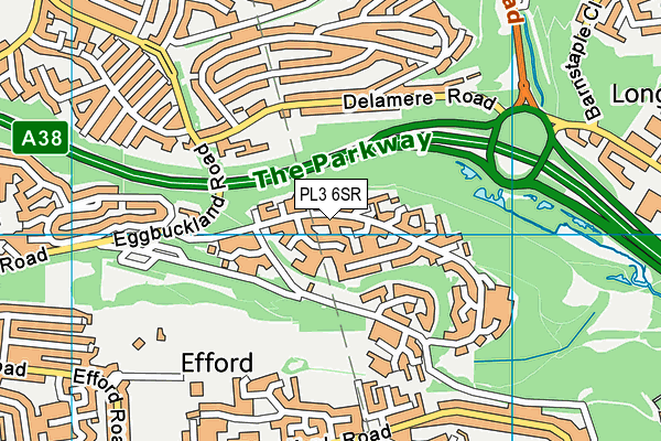 PL3 6SR map - OS VectorMap District (Ordnance Survey) PL3 6SR map - OS VectorMap District (Ordnance Survey)