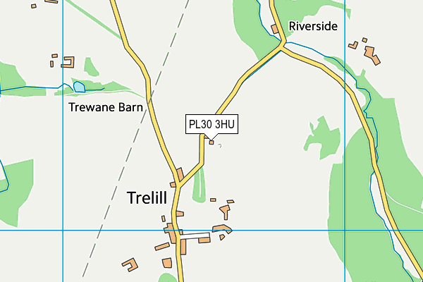 PL30 3HU map - OS VectorMap District (Ordnance Survey) PL30 3HU map - OS VectorMap District (Ordnance Survey)
