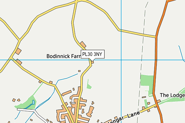 PL30 3NY map - OS VectorMap District (Ordnance Survey) PL30 3NY map - OS VectorMap District (Ordnance Survey)