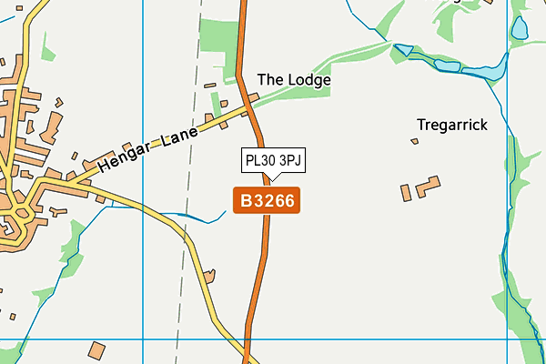 PL30 3PJ map - OS VectorMap District (Ordnance Survey) PL30 3PJ map - OS VectorMap District (Ordnance Survey)