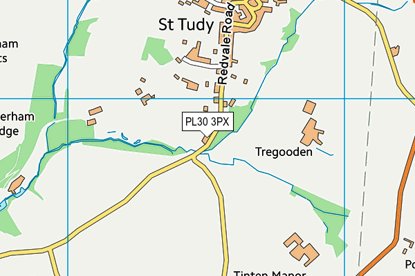 PL30 3PX map - OS VectorMap District (Ordnance Survey) PL30 3PX map - OS VectorMap District (Ordnance Survey)