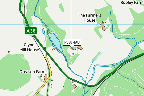 PL30 4AU map - OS VectorMap District (Ordnance Survey) PL30 4AU map - OS VectorMap District (Ordnance Survey)