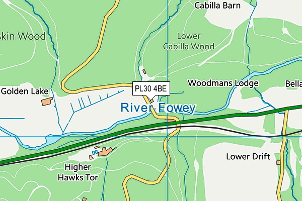 PL30 4BE map - OS VectorMap District (Ordnance Survey) PL30 4BE map - OS VectorMap District (Ordnance Survey)