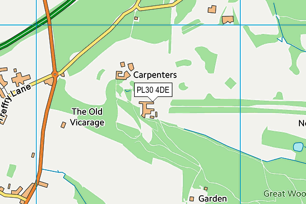 PL30 4DE map - OS VectorMap District (Ordnance Survey) PL30 4DE map - OS VectorMap District (Ordnance Survey)