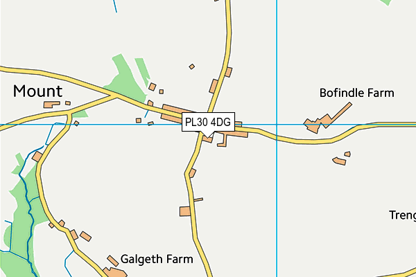 PL30 4DG map - OS VectorMap District (Ordnance Survey) PL30 4DG map - OS VectorMap District (Ordnance Survey)