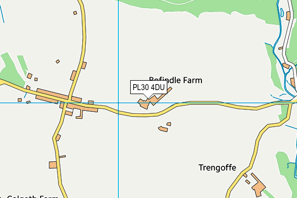 PL30 4DU map - OS VectorMap District (Ordnance Survey) PL30 4DU map - OS VectorMap District (Ordnance Survey)