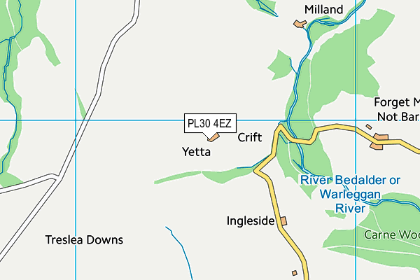 PL30 4EZ map - OS VectorMap District (Ordnance Survey) PL30 4EZ map - OS VectorMap District (Ordnance Survey)