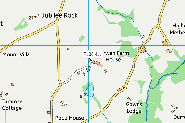 PL30 4JJ map - OS VectorMap District (Ordnance Survey) PL30 4JJ map - OS VectorMap District (Ordnance Survey)