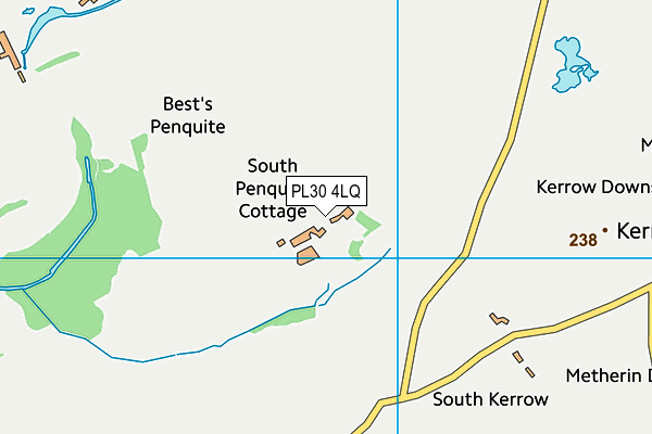 PL30 4LQ map - OS VectorMap District (Ordnance Survey) PL30 4LQ map - OS VectorMap District (Ordnance Survey)