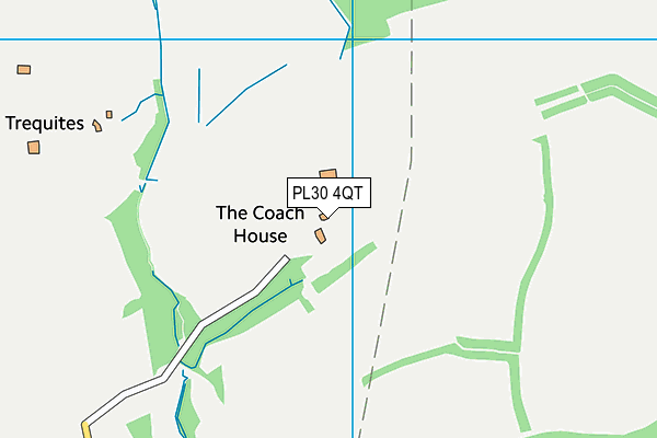 PL30 4QT map - OS VectorMap District (Ordnance Survey) PL30 4QT map - OS VectorMap District (Ordnance Survey)