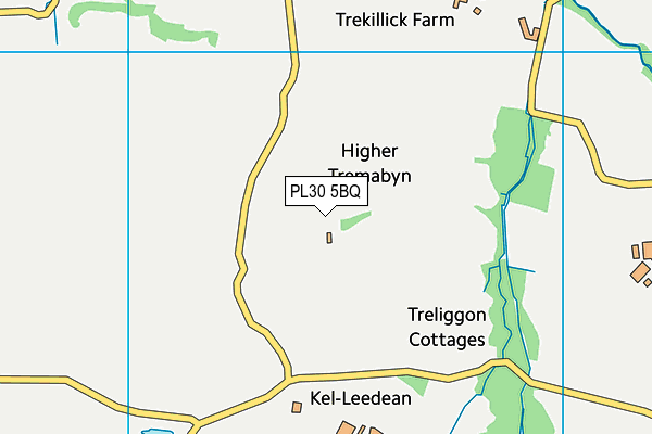 PL30 5BQ map - OS VectorMap District (Ordnance Survey) PL30 5BQ map - OS VectorMap District (Ordnance Survey)