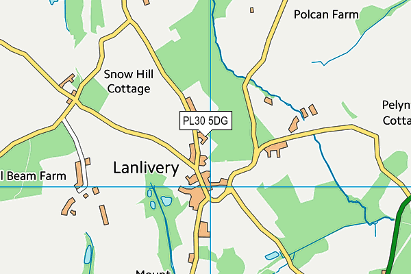 PL30 5DG map - OS VectorMap District (Ordnance Survey) PL30 5DG map - OS VectorMap District (Ordnance Survey)