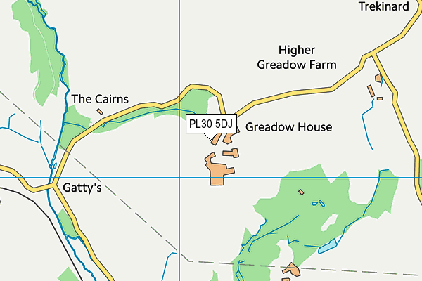 PL30 5DJ map - OS VectorMap District (Ordnance Survey) PL30 5DJ map - OS VectorMap District (Ordnance Survey)