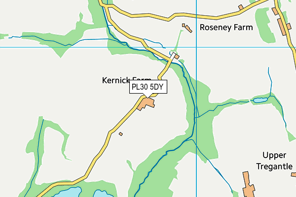 PL30 5DY map - OS VectorMap District (Ordnance Survey) PL30 5DY map - OS VectorMap District (Ordnance Survey)