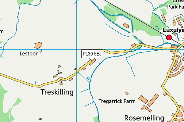 PL30 5EJ map - OS VectorMap District (Ordnance Survey) PL30 5EJ map - OS VectorMap District (Ordnance Survey)