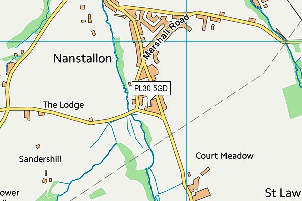 PL30 5GD map - OS VectorMap District (Ordnance Survey) PL30 5GD map - OS VectorMap District (Ordnance Survey)