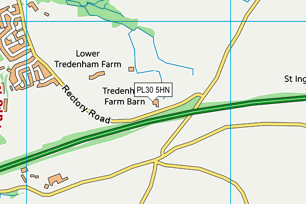 PL30 5HN map - OS VectorMap District (Ordnance Survey)