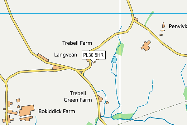 PL30 5HR map - OS VectorMap District (Ordnance Survey) PL30 5HR map - OS VectorMap District (Ordnance Survey)