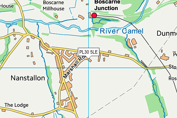 PL30 5LE map - OS VectorMap District (Ordnance Survey) PL30 5LE map - OS VectorMap District (Ordnance Survey)