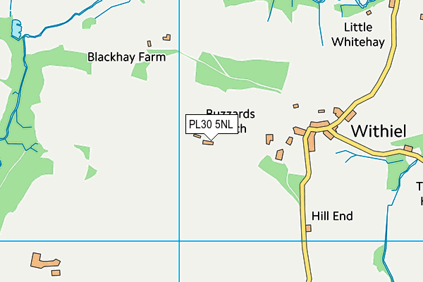 PL30 5NL map - OS VectorMap District (Ordnance Survey) PL30 5NL map - OS VectorMap District (Ordnance Survey)