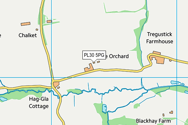 PL30 5PG map - OS VectorMap District (Ordnance Survey) PL30 5PG map - OS VectorMap District (Ordnance Survey)