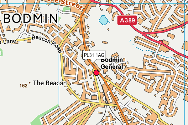 PL31 1AG map - OS VectorMap District (Ordnance Survey) PL31 1AG map - OS VectorMap District (Ordnance Survey)
