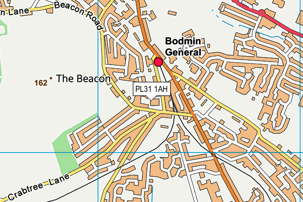 PL31 1AH map - OS VectorMap District (Ordnance Survey) PL31 1AH map - OS VectorMap District (Ordnance Survey)