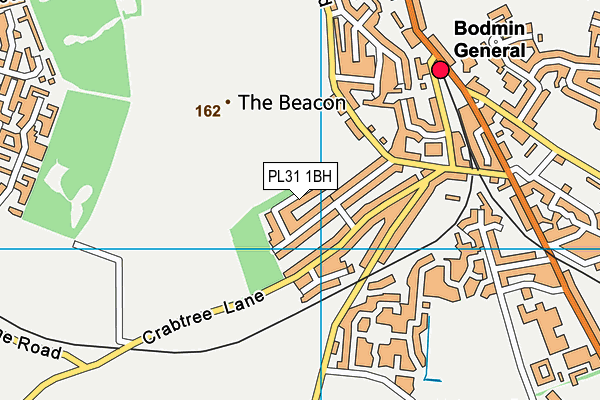 PL31 1BH map - OS VectorMap District (Ordnance Survey) PL31 1BH map - OS VectorMap District (Ordnance Survey)