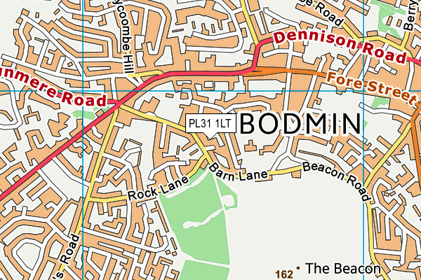PL31 1LT map - OS VectorMap District (Ordnance Survey) PL31 1LT map - OS VectorMap District (Ordnance Survey)