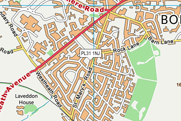 PL31 1NJ map - OS VectorMap District (Ordnance Survey) PL31 1NJ map - OS VectorMap District (Ordnance Survey)