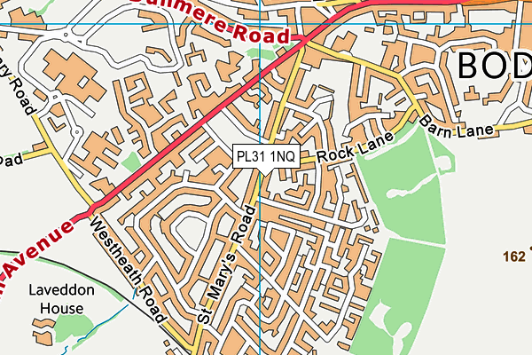 PL31 1NQ map - OS VectorMap District (Ordnance Survey) PL31 1NQ map - OS VectorMap District (Ordnance Survey)