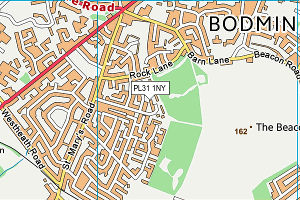 PL31 1NY map - OS VectorMap District (Ordnance Survey) PL31 1NY map - OS VectorMap District (Ordnance Survey)