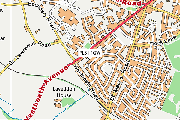PL31 1QW map - OS VectorMap District (Ordnance Survey) PL31 1QW map - OS VectorMap District (Ordnance Survey)