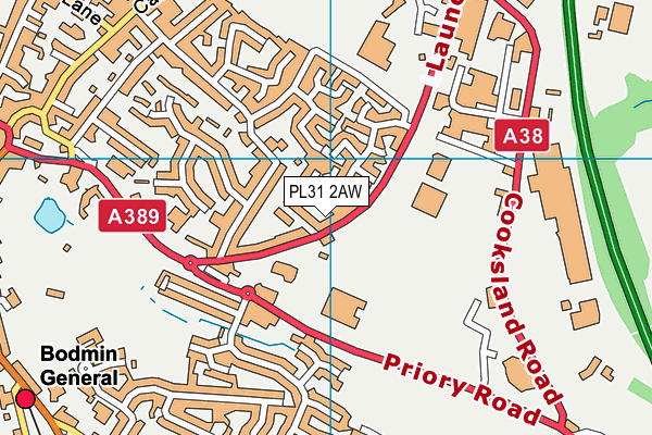 PL31 2AW map - OS VectorMap District (Ordnance Survey) PL31 2AW map - OS VectorMap District (Ordnance Survey)