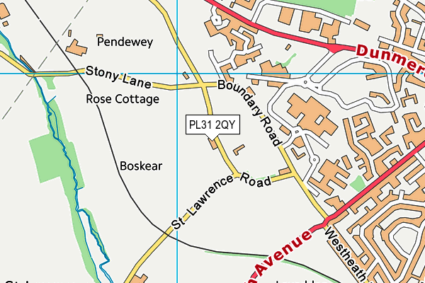 PL31 2QY map - OS VectorMap District (Ordnance Survey) PL31 2QY map - OS VectorMap District (Ordnance Survey)