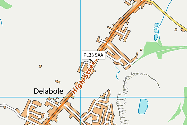 PL33 9AA map - OS VectorMap District (Ordnance Survey) PL33 9AA map - OS VectorMap District (Ordnance Survey)