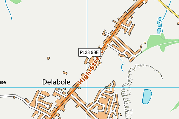 PL33 9BE map - OS VectorMap District (Ordnance Survey) PL33 9BE map - OS VectorMap District (Ordnance Survey)