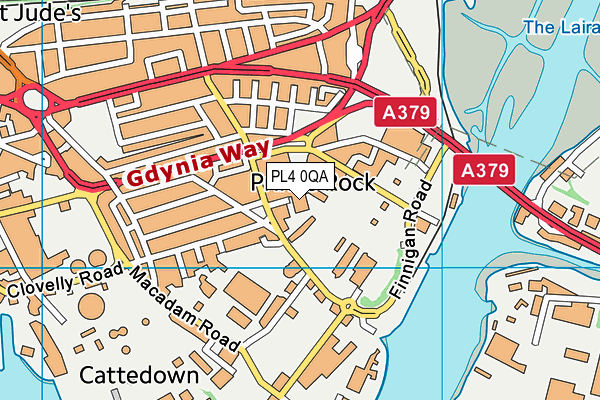 PL4 0QA map - OS VectorMap District (Ordnance Survey) PL4 0QA map - OS VectorMap District (Ordnance Survey)