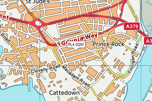PL4 0QW map - OS VectorMap District (Ordnance Survey) PL4 0QW map - OS VectorMap District (Ordnance Survey)