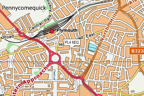 PL4 6EQ map - OS VectorMap District (Ordnance Survey) PL4 6EQ map - OS VectorMap District (Ordnance Survey)