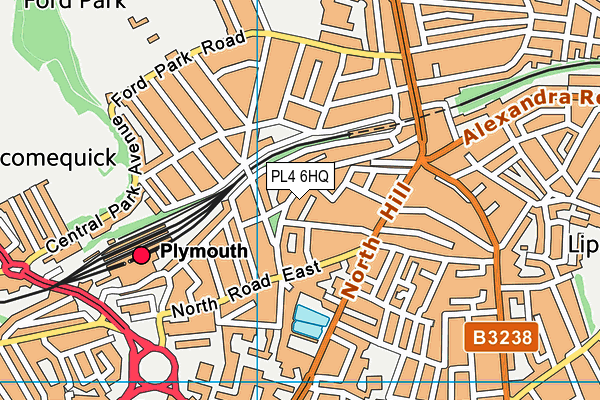 PL4 6HQ map - OS VectorMap District (Ordnance Survey) PL4 6HQ map - OS VectorMap District (Ordnance Survey)