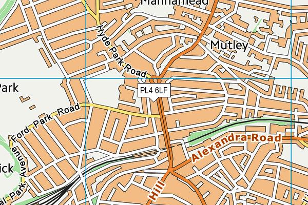 PL4 6LF map - OS VectorMap District (Ordnance Survey) PL4 6LF map - OS VectorMap District (Ordnance Survey)