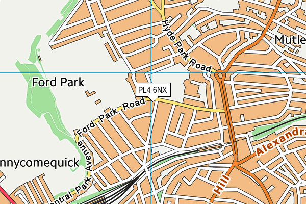 PL4 6NX map - OS VectorMap District (Ordnance Survey) PL4 6NX map - OS VectorMap District (Ordnance Survey)