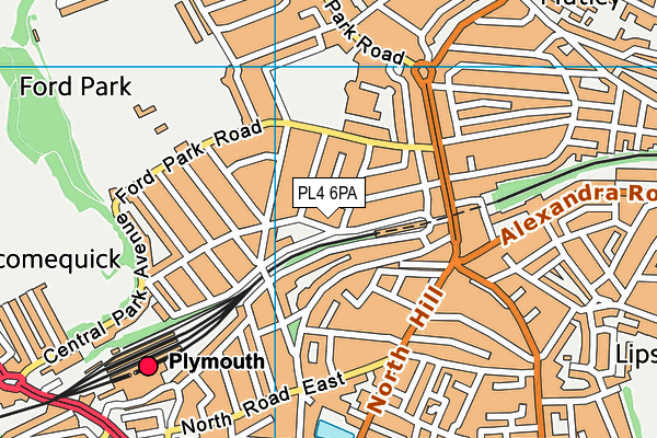 PL4 6PA map - OS VectorMap District (Ordnance Survey) PL4 6PA map - OS VectorMap District (Ordnance Survey)